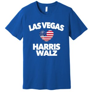 Las Vegas Loves Harris Walz America Usa Nevada Nv The Strip Funny Gift Premium T-Shirt