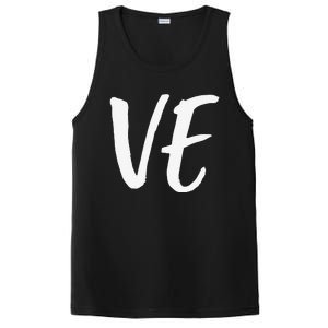 LO VE Love Matching Couple Husband Wife Valentine's Day Gift PosiCharge Competitor Tank