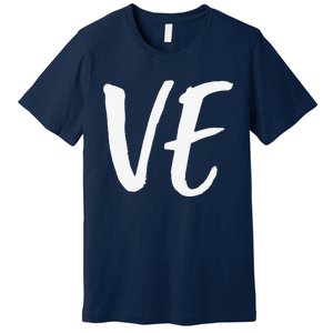 LO VE Love Matching Couple Husband Wife Valentine's Day Gift Premium T-Shirt