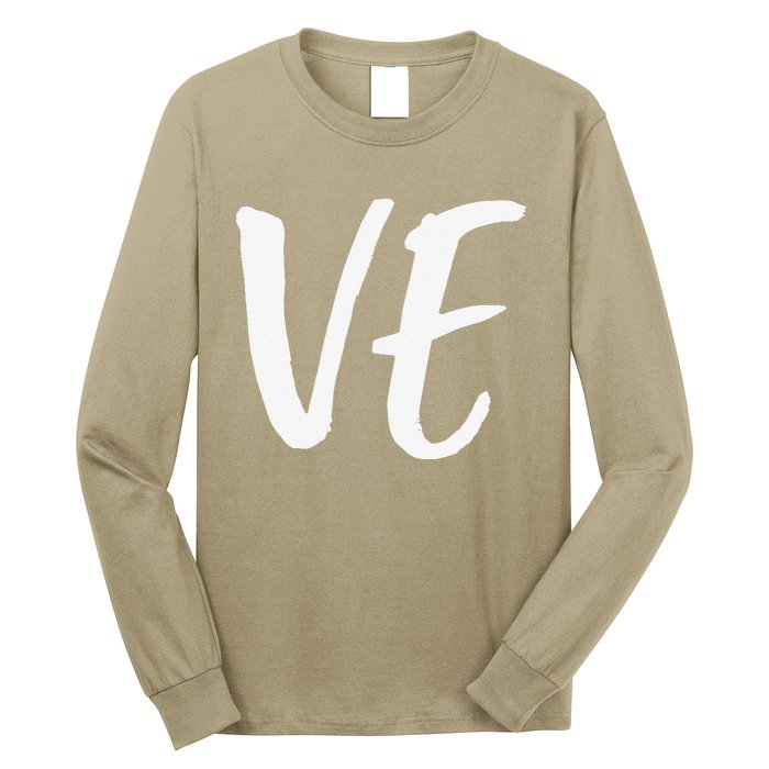 LO VE Love Matching Couple Husband Wife Valentine's Day Gift Long Sleeve Shirt