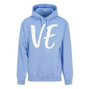 LO VE Love Matching Couple Husband Wife Valentine's Day Gift Unisex Surf Hoodie