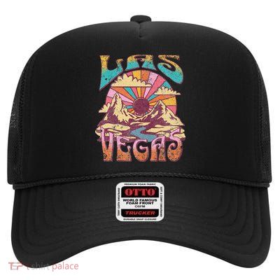 Las Vegas High Crown Mesh Back Trucker Hat