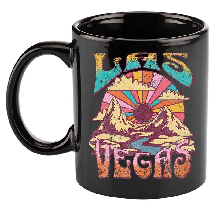 Las Vegas 11oz C Handle Ceramic Mug