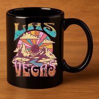Las Vegas 11oz C Handle Ceramic Mug