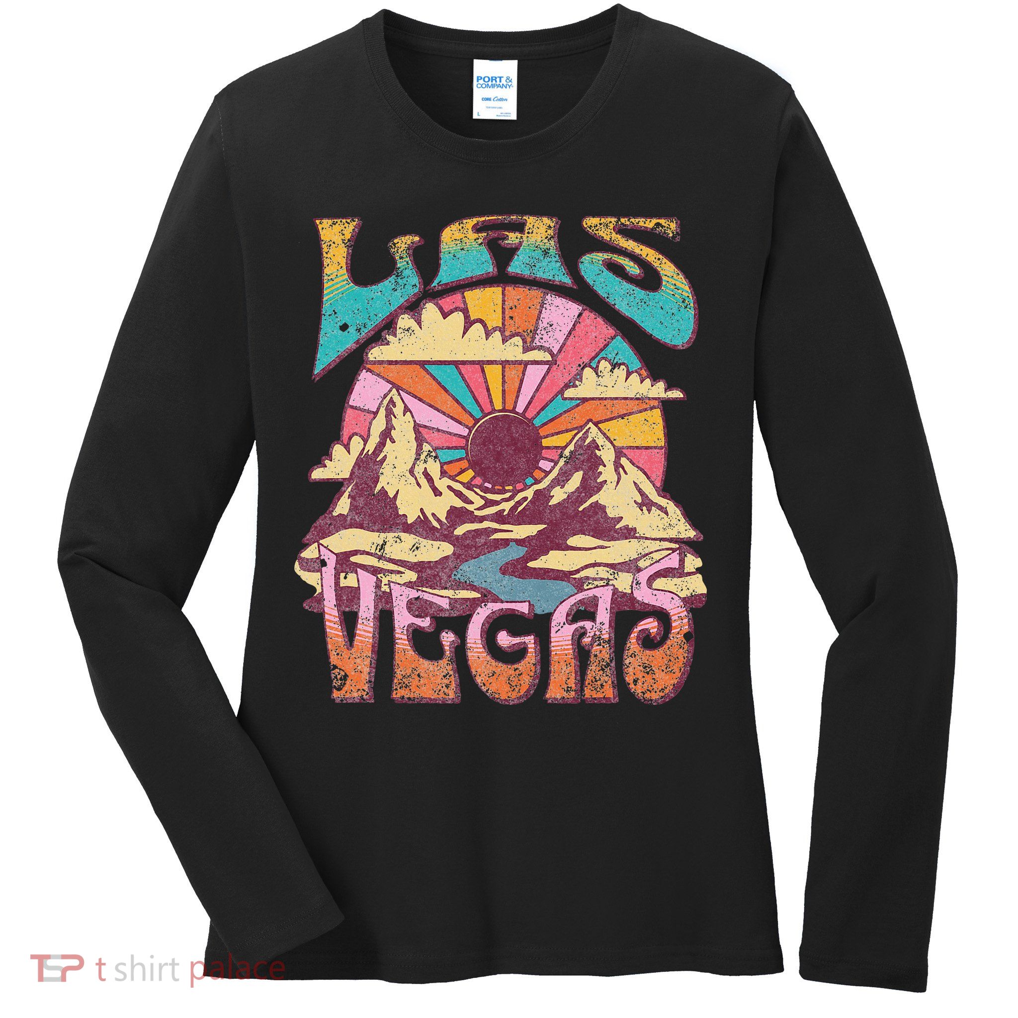 Las Vegas Ladies Long Sleeve Shirt
