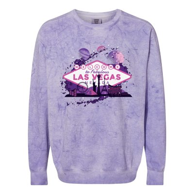 Las Vegas Colorblast Crewneck Sweatshirt