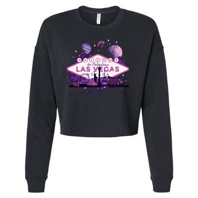 Las Vegas Cropped Pullover Crew