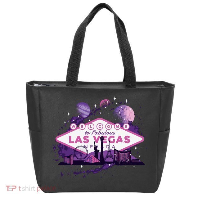 Las Vegas Zip Tote Bag