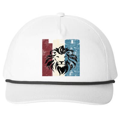 Leo Vintage Leo Retro Distressed Great Gift Snapback Five-Panel Rope Hat