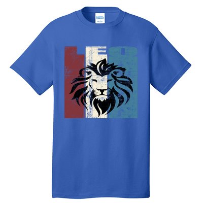 Leo Vintage Leo Retro Distressed Great Gift Tall T-Shirt