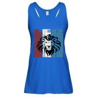 Leo Vintage Leo Retro Distressed Great Gift Ladies Essential Flowy Tank