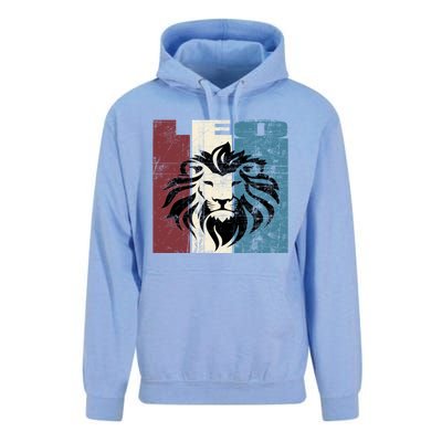 Leo Vintage Leo Retro Distressed Great Gift Unisex Surf Hoodie