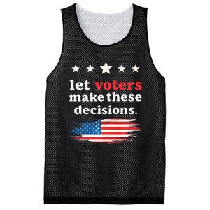 Let Voters Make These Decisions Election Voting Vance Premium Mesh Reversible Basketball Jersey Tank