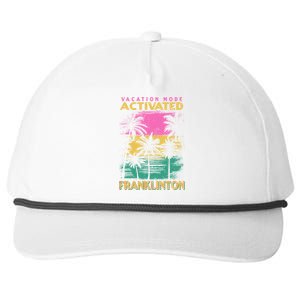 Louisiana Vacation Mode Activated Franklinton Cool Gift Snapback Five-Panel Rope Hat