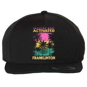 Louisiana Vacation Mode Activated Franklinton Cool Gift Wool Snapback Cap