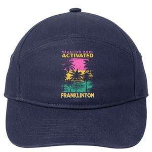 Louisiana Vacation Mode Activated Franklinton Cool Gift 7-Panel Snapback Hat