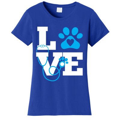 Love Veterinary Medicine Vet Tech Week Teacher Print Gift Women's T-Shirt