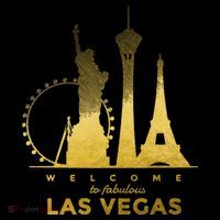 Las Vegas Nevada Vintage Retro Las Vegas Skyline T-Shirt