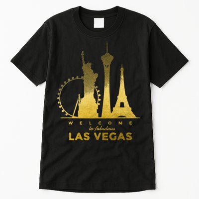 Las Vegas Nevada Vintage Retro Las Vegas Skyline Tall T-Shirt
