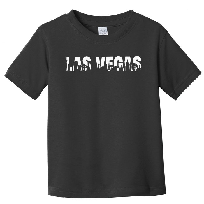 Las Vegas Nevada Nv Skyline Retro Style 70s 80s Toddler T-Shirt