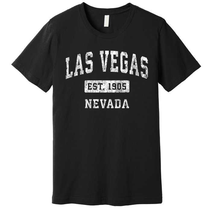 Las Vegas Nevada Nv Vintage Established Sports Premium T-Shirt