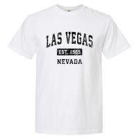 Las Vegas Nevada Nv Vintage Established Sports Design Garment-Dyed Heavyweight T-Shirt