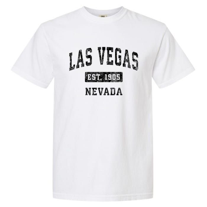 Las Vegas Nevada Nv Vintage Established Sports Design Garment-Dyed Heavyweight T-Shirt