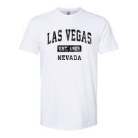 Las Vegas Nevada Nv Vintage Established Sports Design Softstyle CVC T-Shirt