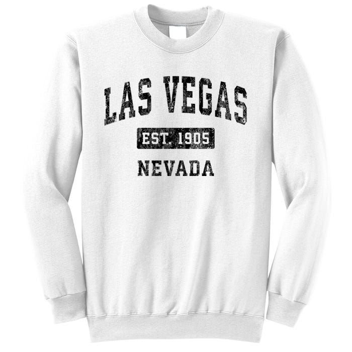 Las Vegas Nevada Nv Vintage Established Sports Design Sweatshirt