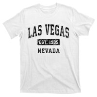 Las Vegas Nevada Nv Vintage Established Sports Design T-Shirt