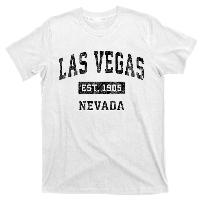 Las Vegas Nevada Nv Vintage Established Sports Design T-Shirt