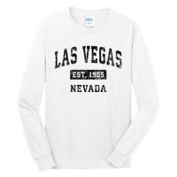 Las Vegas Nevada Nv Vintage Established Sports Design Tall Long Sleeve T-Shirt