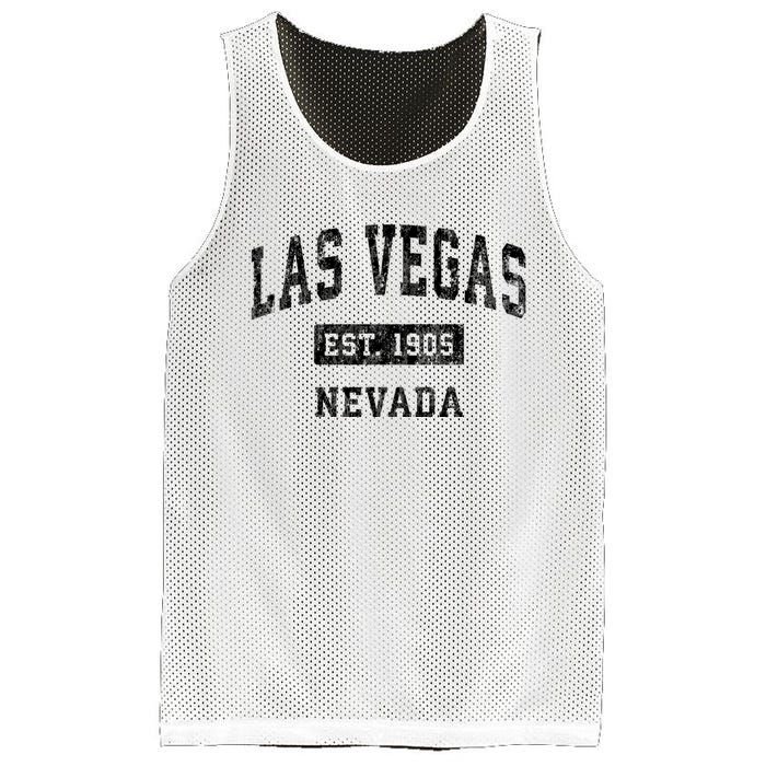 Las Vegas Nevada Nv Vintage Established Sports Design Mesh Reversible Basketball Jersey Tank