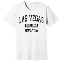 Las Vegas Nevada Nv Vintage Established Sports Design Premium T-Shirt