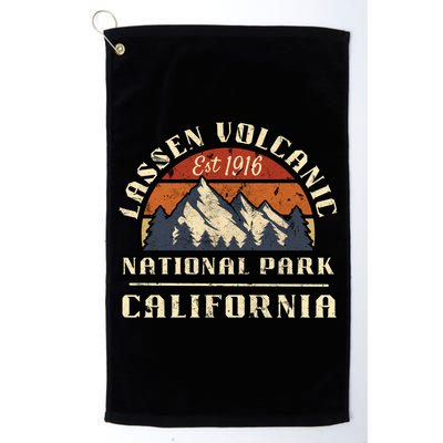 Lassen Volcanic National Park California Mountain Hiking Gift Golf Towel