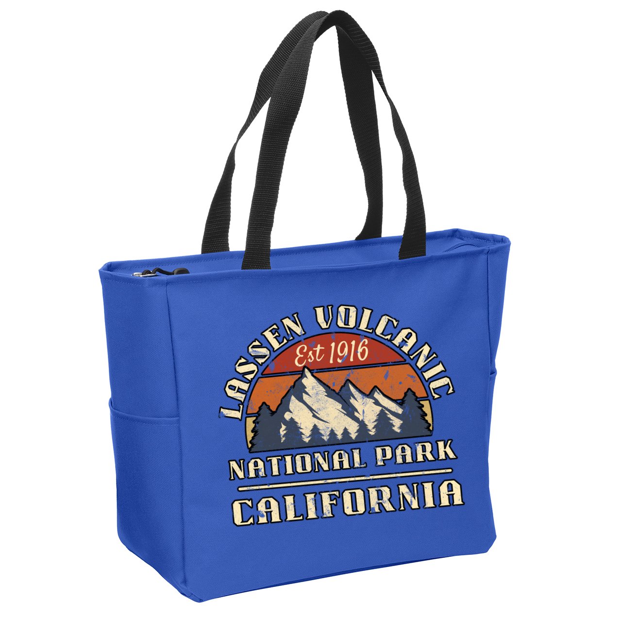 Lassen Volcanic National Park California Mountain Hiking Gift Zip Tote Bag