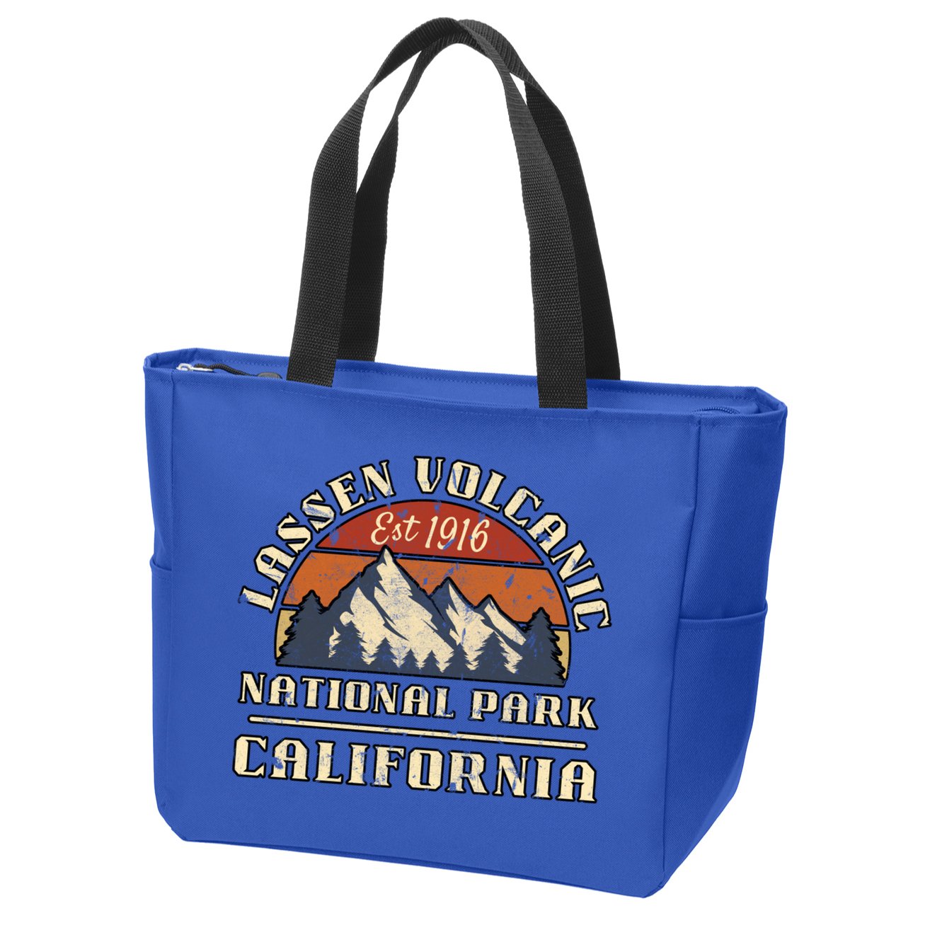 Lassen Volcanic National Park California Mountain Hiking Gift Zip Tote Bag