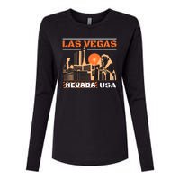 Las Vegas Nevada Usa Womens Cotton Relaxed Long Sleeve T-Shirt