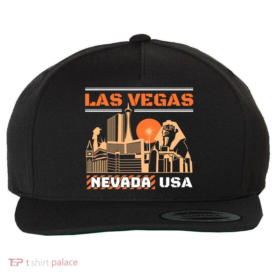 Las Vegas Nevada Usa Wool Snapback Cap