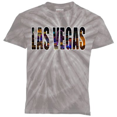 Las Vegas Nevada Urban Skyline Photography Kids Tie-Dye T-Shirt