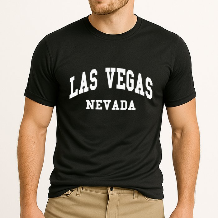 Las Vegas Nevada Throwback Cooling Performance Crew T-Shirt
