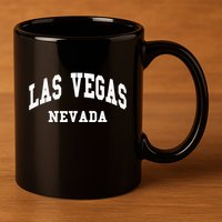 Las Vegas Nevada Throwback 11oz C Handle Ceramic Mug