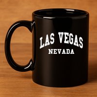 Las Vegas Nevada Throwback 11oz C Handle Ceramic Mug