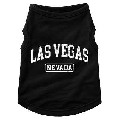 Las Vegas Nevada Retro Worn Style Design Classic Doggie Tank