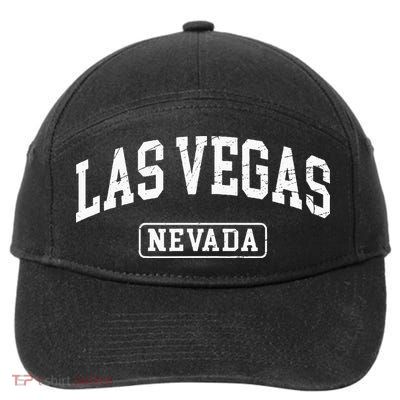 Las Vegas Nevada Retro Worn Style Design Classic 7-Panel Snapback Hat