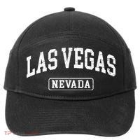 Las Vegas Nevada Retro Worn Style Design Classic 7-Panel Snapback Hat