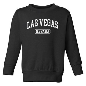 Las Vegas Nevada Retro Worn Style Design Classic Toddler Sweatshirt