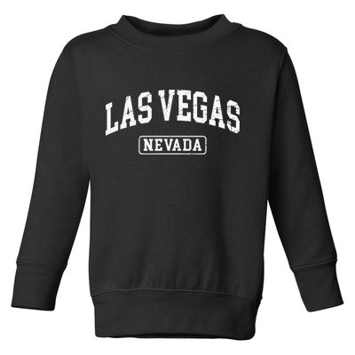 Las Vegas Nevada Retro Worn Style Design Classic Toddler Sweatshirt