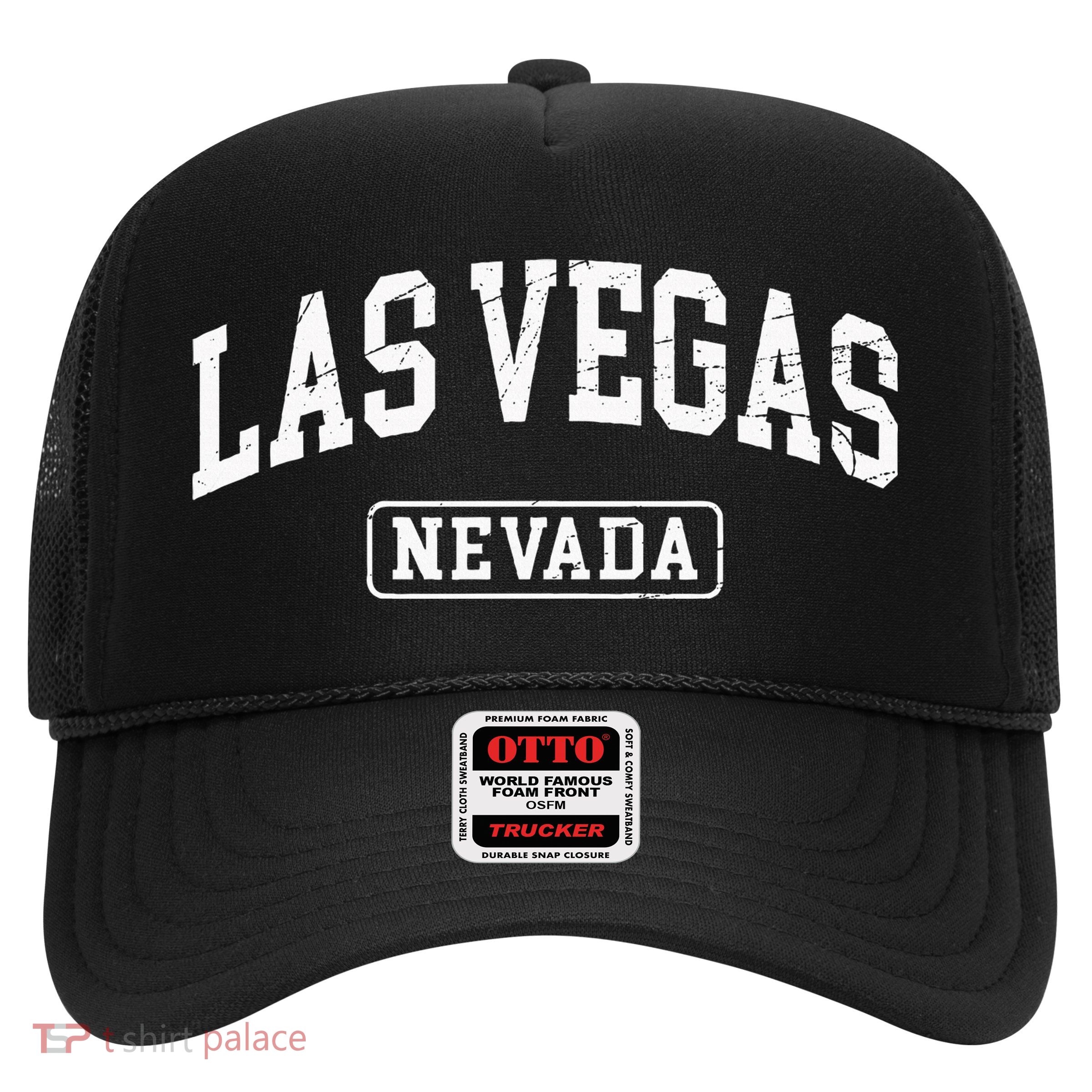 Las Vegas Nevada Retro Worn Style Design Classic Trucker Hat