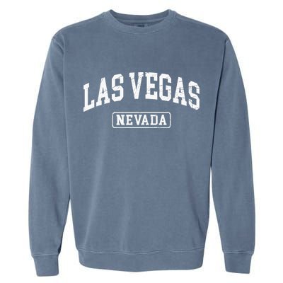 Las Vegas Nevada Retro Worn Style Design Classic Garment-Dyed Sweatshirt